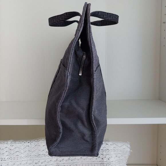 Hermes Herline MM Gray Canvas Tote Toile Fourre-Tout MM - Picture 9 of 16